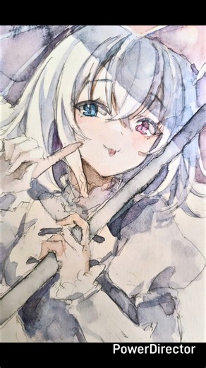 【イラストメイキング】小傘【アナログ】#イラスト #イラストメイキング #東方 #東方project #多々良小傘 #アナログイラスト #描いてみた #speedpaint #drawing #水彩