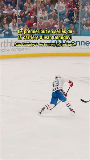 First NHL playoff goal for Ivan Demidov #Shorts