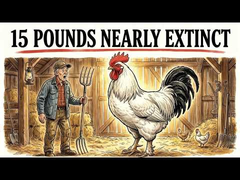 9 MONSTER Chickens That Lay Every Day and Weigh 15 LBS — Almost Extinct