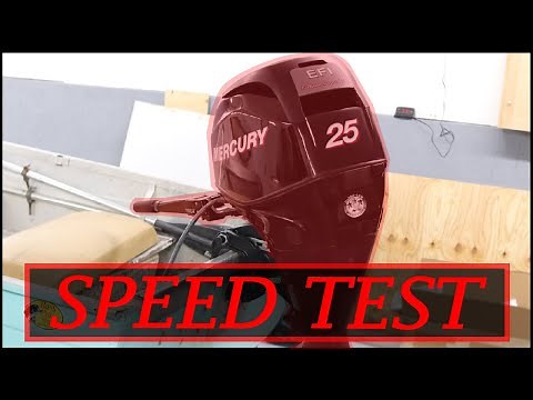 25HP Outboard Speed Test (16’ boat)