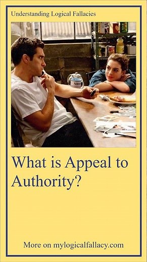 What is Appeal to Authority? [Vertical Video] - Logical Fallacy Definition and Example
