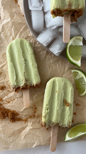 If you love Key Lime Pie... STOP SCROLLING. 🍋‍🟩✨These key lime pie popsicles are creamy, refreshing, and made with plain yogurt for a healthy summer snack. Recipe 👉 https://bit.ly/4dFVO2Q | Belfonte Ice Cream and Dairy Foods