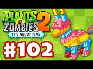 Plants vs. Zombies 2: It's About Time - Gameplay Walkthrough Part 102 - Piñata Party (iOS)