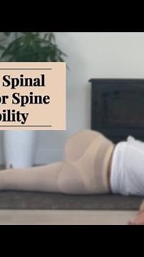 Supine Spinal Twist for Spine Mobility with Ashlee Sunshine