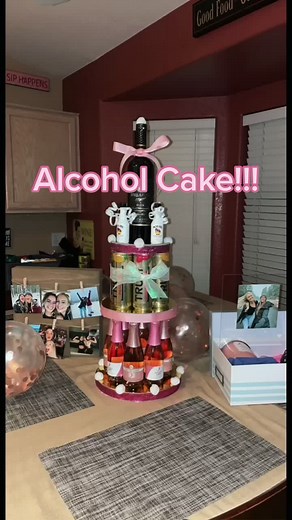 Happy bday love #cake #21stbirthday #alcohol