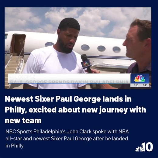 21K views · 209 reactions | Paul George landed in Philly on Monday...