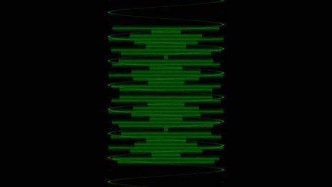 clip-3985924121-green-horizontal-lines-create-digital-waveform-on