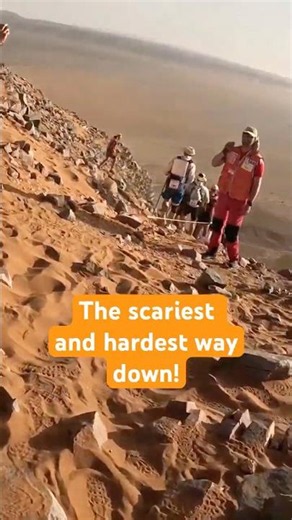 How runners survive the Sahara's worst stage #desert #extreme #survival
