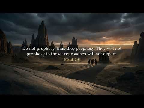 Micah 2 - They Plot Evil on Their Beds | UPDV Bible in 4K