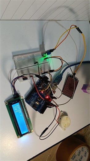 Arduino project to make a rain detector sensor #arduino #detector #smarthome #rainsensor #diy