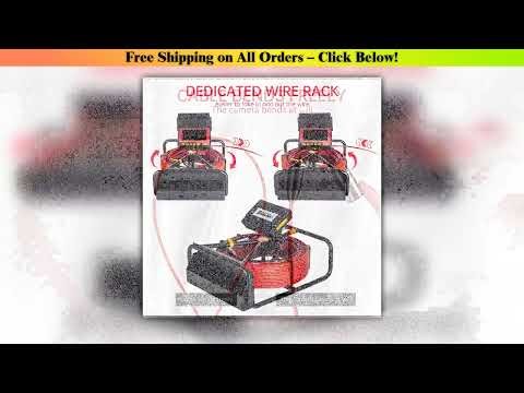 SYANSPAN 16GB DVR Screen Endoscope for Cars Sewer Camera Pipe Inspection Camera 8500mAh IP68