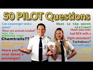 PILOTS answer 50 MOST googled PASSENGER QUESTIONS! Captain Joe + Dutchpilotgirl