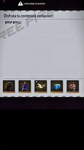 I opened an email with many skins and an evolving weapon for followers #FreeFire #gifts #celaya