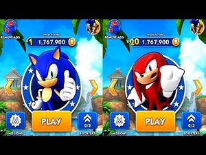 Sonic Dash SONIC VS KNUCKLES Android iPad/iOS Gameplay FHD
