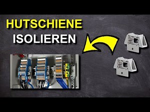 ACHTUNG FEHLER ! Hutschiene im Schutzklasse 2 Verteiler nachträglich isolieren - so wird's gemacht!