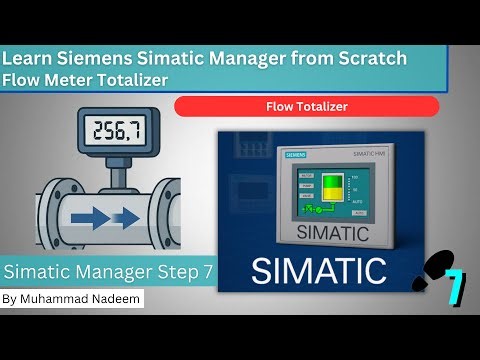 How to Make Flow Meter Totalizer in the Ladder Logic ? Simatic Manager