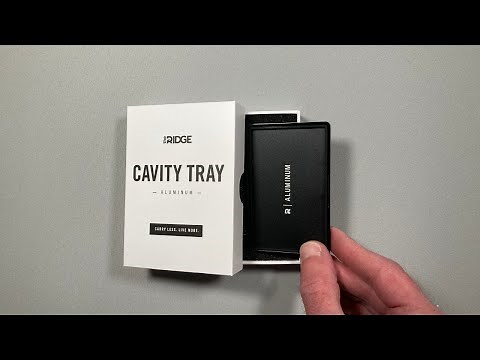The Ridge Cavity Tray ASMR Unboxing and How To Use
