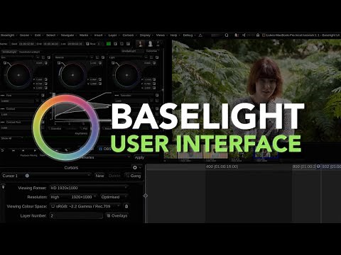 Beginner Baselight Tutorial 1.1 - User Interface