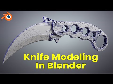 Knife Modeling in Blender | Ubgot Academy