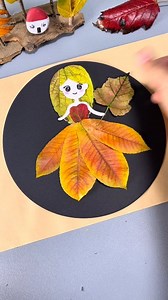Catch the tail of autumn and help your child make a leaf painting sticker with click-and-dip glue. It's simple and fun #fblifestyle #leafart | Art, Crafts and Journals