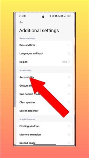 Accessibility menu button on Navigation Bar /#short #shortvideo #viralvideo