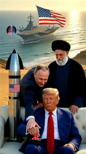 Trump, Putin & Kim’s Button Disaster! #funny #usashorts #trump #ytshorts