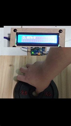 Test Arduino Weight Scale #arduino #arduinoproject #fablab #seedlab #hx711 #loadcell #shorts