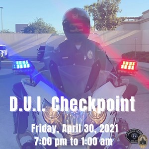 3.5K views · 79 reactions | We will be conducting a DUI Checkpoint...