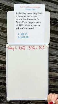 How to Find Sale Price in Math (2 Easy Ways)