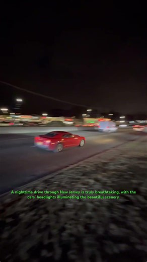 A nighttime drive through New Jersey is truly breathtaking @NewJerseyOutdoorAdventures @newyork