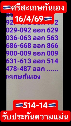 🇹🇭ชุด3ตัวศรีสะเกษกันเอง16/4/69🇹🇭