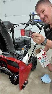 ❄️ Snow Blower Oil Change Time! 🛠️