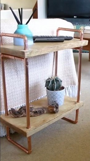 How to build a copper pipe side table!