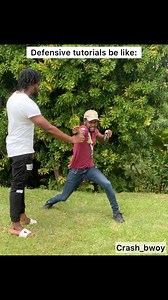 Follow me @crash_bwoy for more 😂😂Defensive tutorials be like: 😂 | Crash Nation