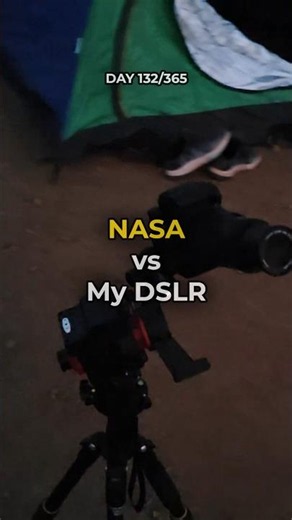 NASA Vs My Telescope 📸😅 Hubble Space Telescope Vs Canon EOS 1300D DSLR #astronomy #nasa