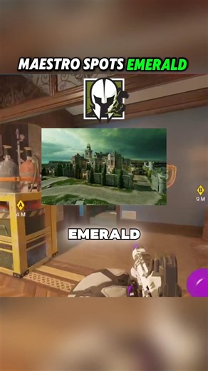 Best Maestro Cam Spots Emerald plains Office! #rainbowsix #siege #r6 #clips #shorts #gaming #r6siege