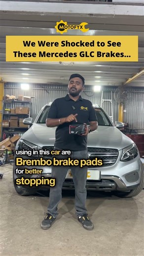 We Were Shocked! Mercedes GLC Brake Condition Was Dangerous ⚠️ Brembo Brakes Installed at MotoFyx