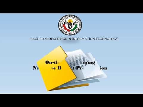 OJT NARRATIVE REPORT