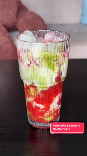 Create Aesthetic Strawberry Matcha at Home