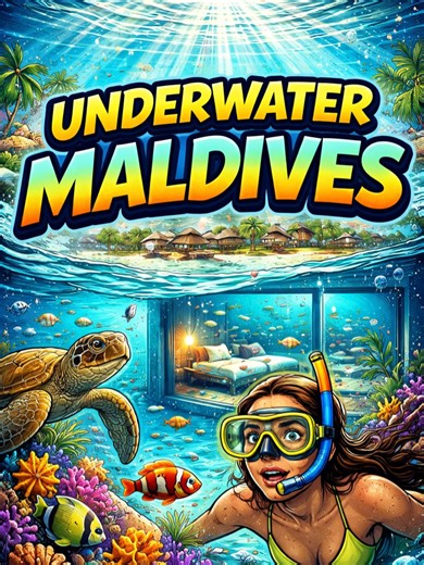 Want to visit the Maldives?? The Maldives is building underwater hotels while sinking... #maldives #traveltiktok#travel #climate #viral #insiderloop