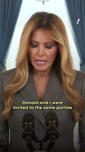 Melania Trump denies ties to Epstein in public statement