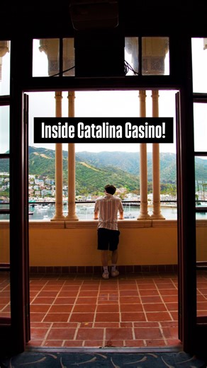 Josh Tanaka on Instagram: "Have you ever been inside here?🤔 - The Catalina Casino was built in 1929 by William Wrigley Jr… Not as a gambling hall, but as a grand social hub. Its name comes from the Italian casino, meaning ‘gathering place.’ For decades, it was the heart of Catalina’s nightlife, hosting big-band dances in its 20,000-square-foot ballroom and first-run films in its stunning Art Deco theater. With no central columns, the ballroom still stands as the largest circular one of its kind