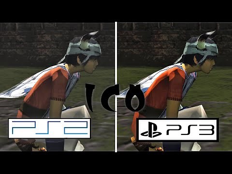 Ico - PS3 VS PS2 Graphics Comparison Gameplay / PlayStation 3 VS PlayStation 2 - UHD 4k