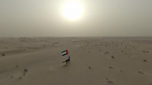 Emirati Man Riding Horse Desert Holding Stock Footage Video (100% Royalty-free) 1017346573 | Shutterstock