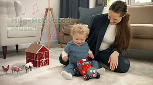 10K views · 1.2K reactions | My Plush Hess Truck: 2025 Farm Tractor is available now! 李 3 farm-themed songs 李 Squeeze-activated lights 李 A built-in nightlight 李 Silent mode 李 Soft, durable fabric 李 Safe for all ages Scoop up this adorable Plush toy before it rides off into the sunset.  Available exclusively at HessToyTruck.com! | Hess Toy Truck | Facebook