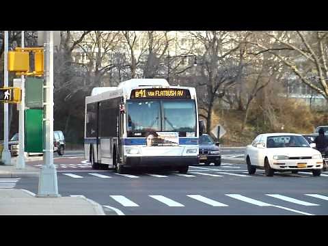 MTA NYCT Bus: 2009 Orion VII NG B41 Limited Bus #4595 at Grand Army Plaza-Flatbush Ave