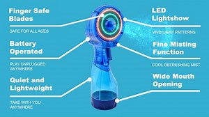 Watch O2COOL LED Deluxe Misting Fan Product Video on Amazon Live