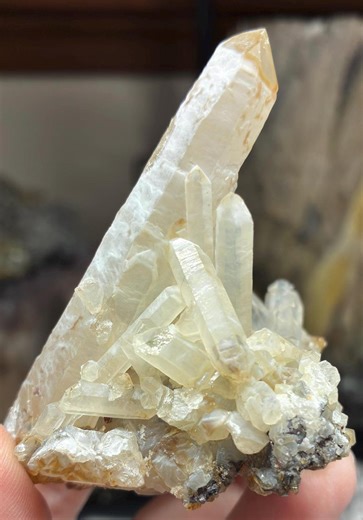 Tibetan Quartz Cluster With Sugar-coated Crystals — 86g — Himalayan Quartz Sparkling Surface — High Vibe Collector Specimen - Etsy