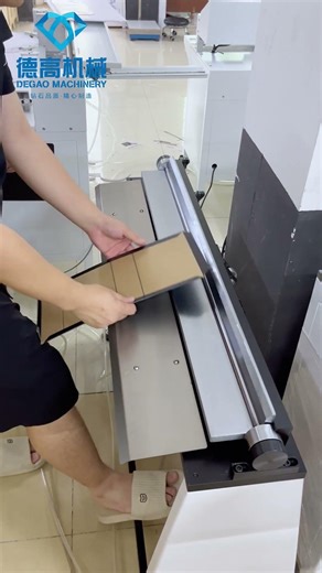 Manual Single-Side Edge Wrapping Machine | Perfect for Sampling & Small Batch Production #machine