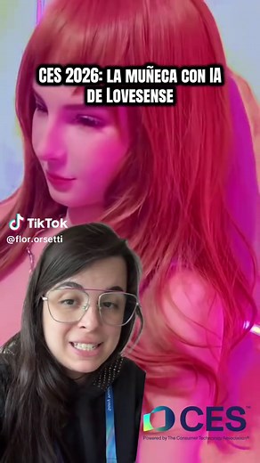 CES 2026: Lovesense AI Doll, la novia robot que funciona con inteligencia artificial y que no es tan segura como parece 😳😳😳 #ces2026 #inteligenciaartificial #ai #aidoll #robots